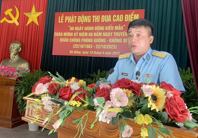 Các cơ quan, đơn vị trong Quân chủng PK-KQ phát động thi đua cao điểm chào mừng kỷ niệm 60 năm Ngày truyền thống Quân chủng PK-KQ
