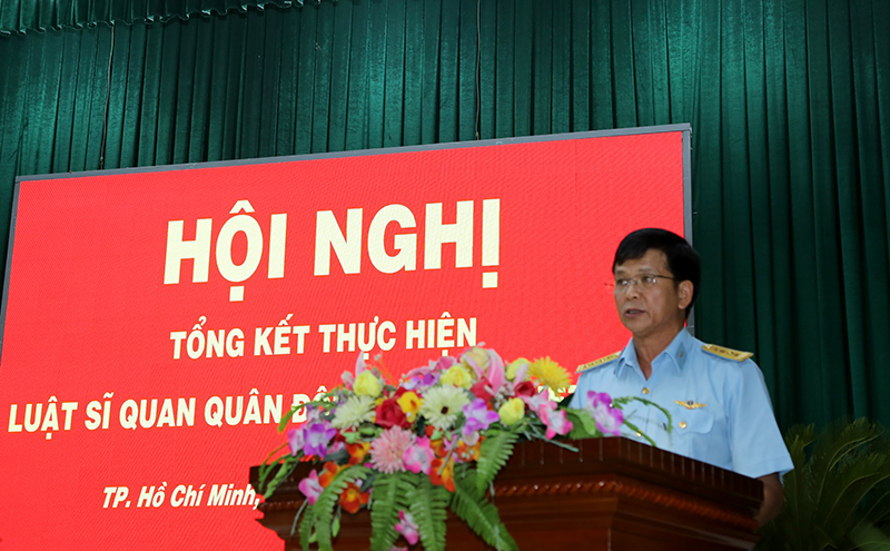 Sư đoàn 370 tổng kết thực hiện Luật Sĩ quan Quân đội nhân dân Việt Nam