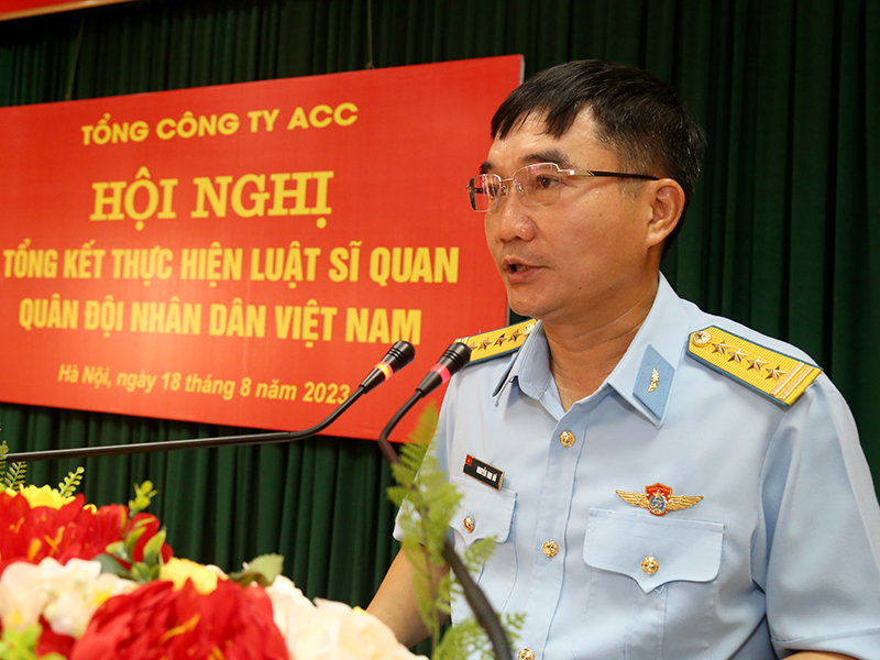 Tổng Công ty ACC tổng kết thực hiện Luật Sĩ quan Quân đội nhân dân Việt Nam