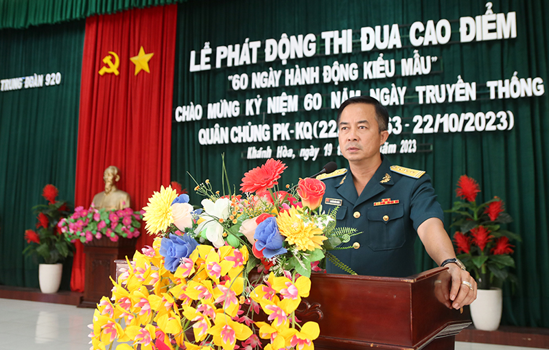 Các cơ quan, đơn vị trong Quân chủng PK-KQ phát động thi đua cao điểm chào mừng kỷ niệm 60 năm Ngày truyền thống Quân chủng PK-KQ