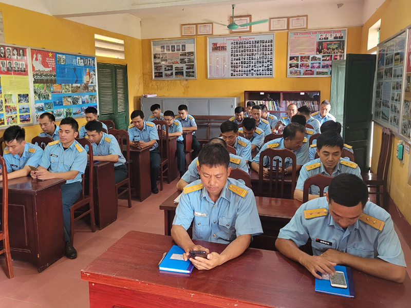 Trung đoàn 927 tham gia Cuộc thi trắc nghiệm trực tuyến tìm hiểu về truyền thống Ngành Tuyên giáo của Đảng