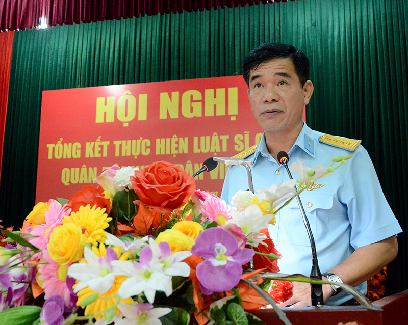 Sư đoàn 372 tổng kết thực hiện Luật Sĩ quan Quân đội nhân dân Việt Nam