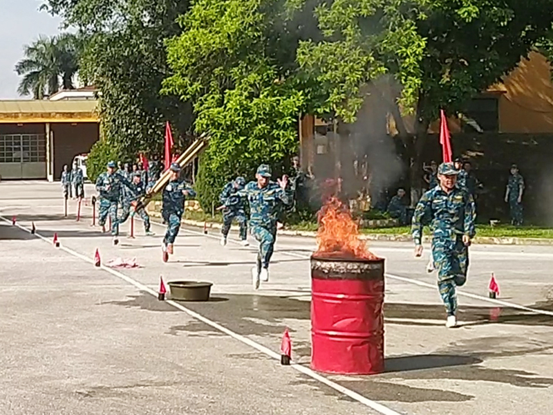 Sư đoàn 361 tổ chức Hội thao Phòng cháy chữa cháy năm 2023