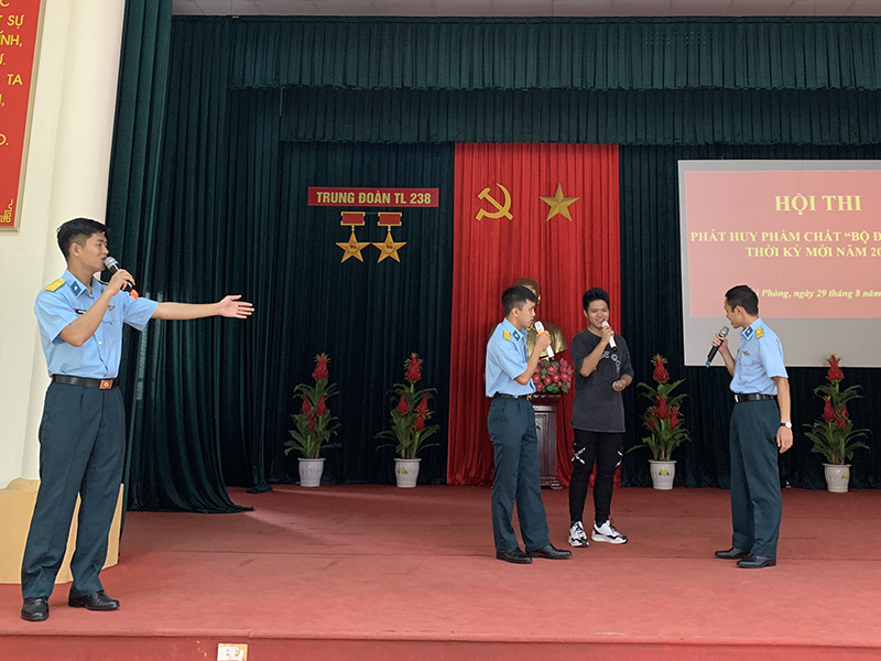 Trung đoàn 238 tổ chức tuyên truyền về phát huy phẩm chất “Bộ đội Cụ Hồ”, kiên quyết chống chủ nghĩa cá nhân trong tình hình mới