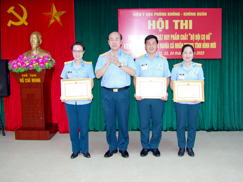 Viện Y học PK-KQ tổ chức Hội thi tuyên truyền về phát huy phẩm chất “Bộ đội Cụ Hồ”, kiên quyết chống chủ nghĩa cá nhân trong tình hình mới