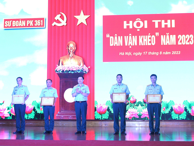 Sư đoàn 361 tổ chức Hội thi “Dân vận khéo” năm 2023