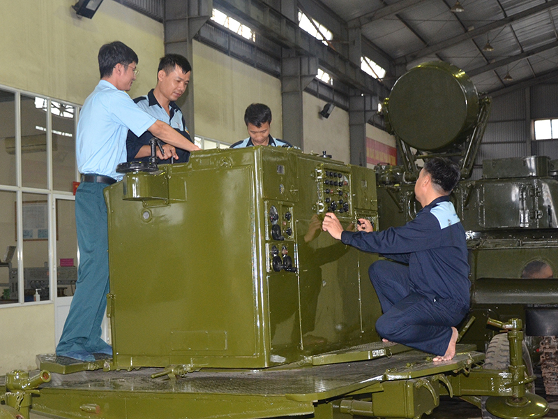 Sửa chữa vũ khí, khí tài Pháo phòng không hiệu quả, chất lượng