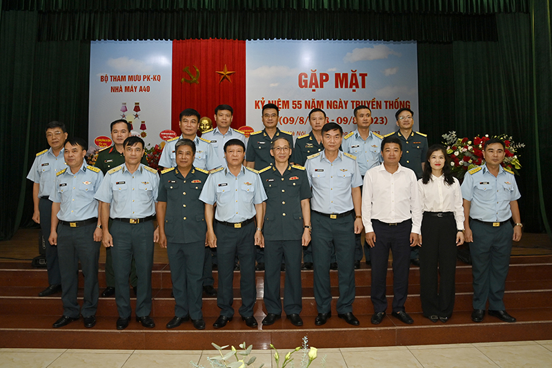 Nhà máy A40 gặp mặt kỷ niệm 55 năm Ngày truyền thống (9-8-1968/9-8-2023)
