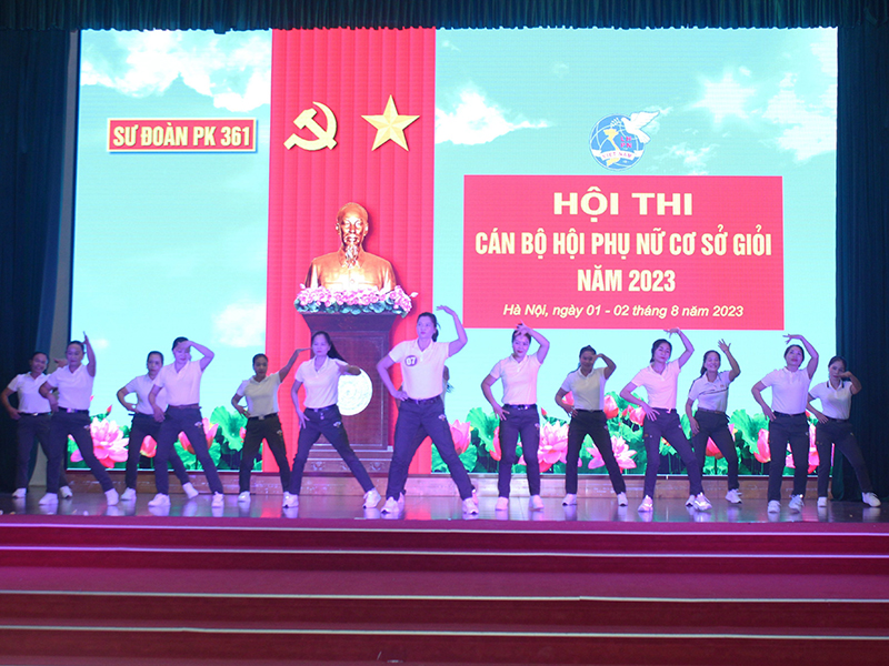 Sư đoàn 361 tổ chức Hội thi Cán bộ hội phụ nữ giỏi năm 2023