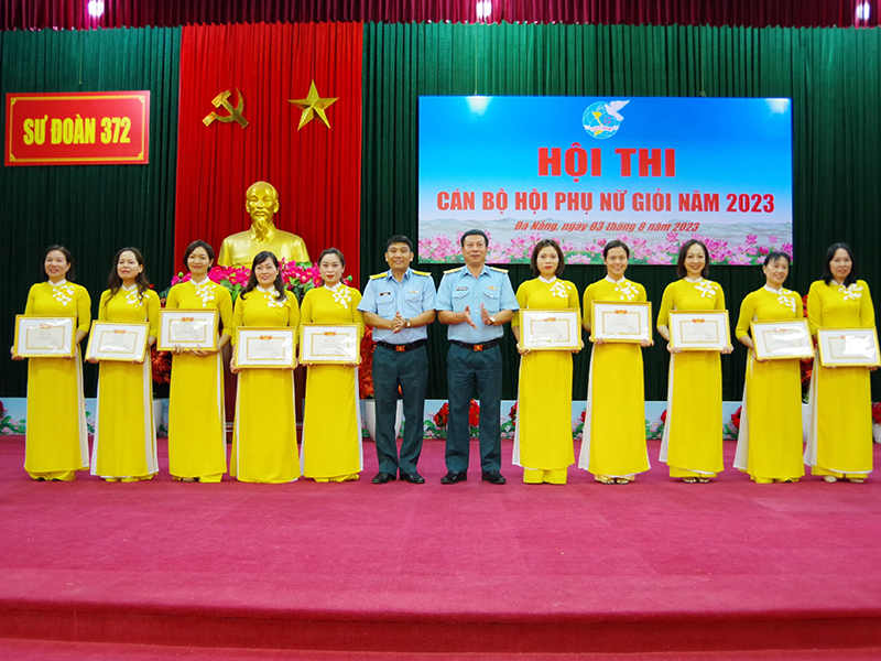 Sư đoàn 372 tổ chức Hội thi Cán bộ hội phụ nữ giỏi năm 2023