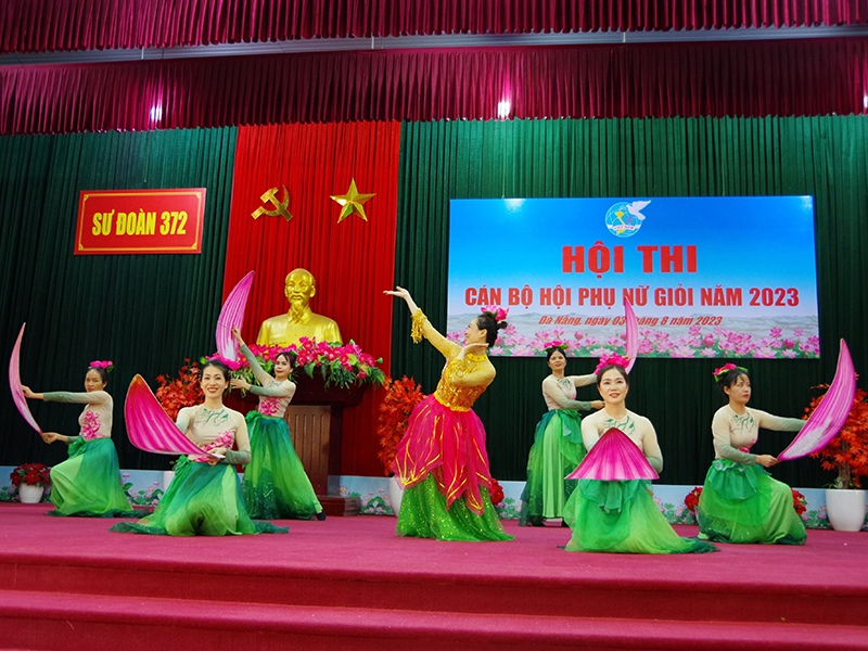 Sư đoàn 372 tổ chức Hội thi Cán bộ hội phụ nữ giỏi năm 2023