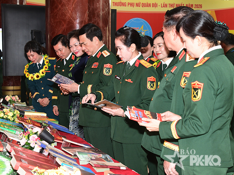 Tuyên dương trao giải thưởng Phụ nữ Quân đội lần thứ nhất, năm 2026