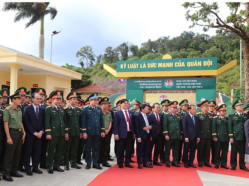 Giao lưu hữu nghị quốc ph&ograve;ng bi&ecirc;n giới Việt Nam - L&agrave;o lần thứ 3 th&agrave;nh c&ocirc;ng tốt đẹp