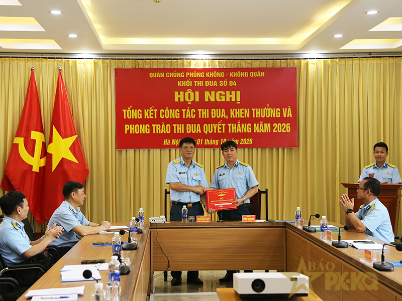 Khối thi đua số 4 tổ chức Hội nghị tổng kết công tác thi đua, khen thưởng và Phong trào Thi đua quyết thắng năm 2026