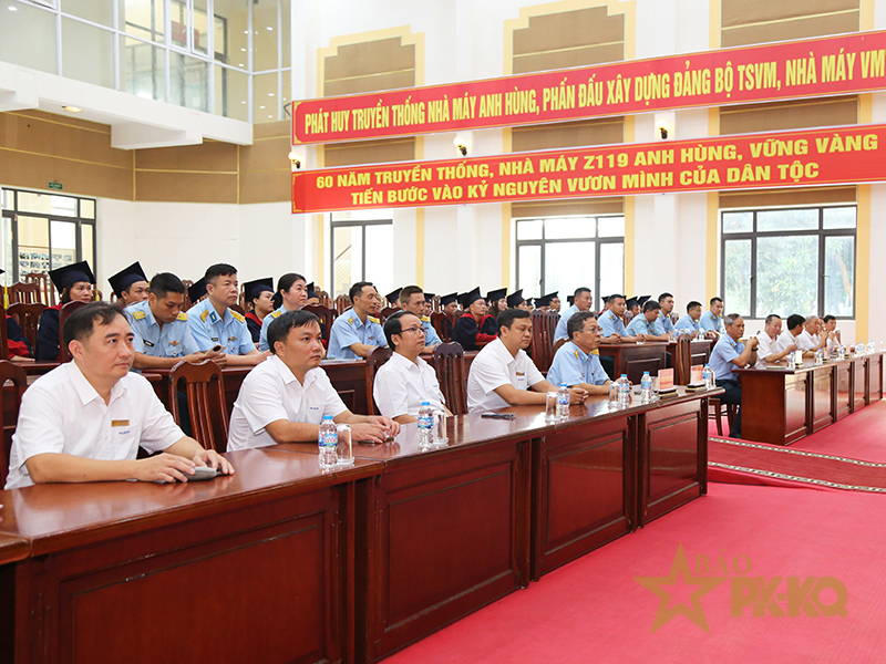Trường Cao đẳng Cơ Điện H&agrave; Nội phối hợp với Nh&agrave; m&aacute;y Z119 tổ chức Lễ bế giảng trao Bằng tốt nghiệp tr&igrave;nh độ Cao đẳng