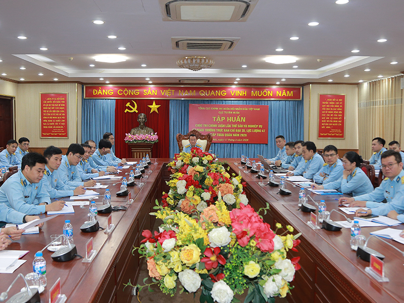 Hội nghị tập huấn Cuộc thi ch&iacute;nh luận lần thứ s&aacute;u v&agrave; nghiệp vụ Cơ quan Thường trực Ban Chỉ đạo  35, Lực lượng 47 to&agrave;n qu&acirc;n năm 2026