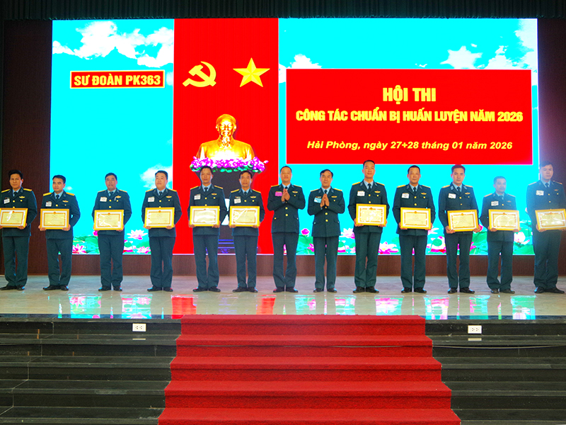 Sư đo&agrave;n 363 tổ chức Hội thi c&ocirc;ng t&aacute;c chuẩn bị huấn luyện năm 2026