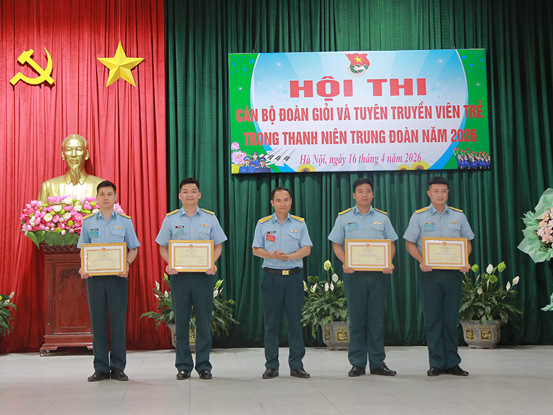 Trung đo&agrave;n T&ecirc;n lửa 257 tổ chức Hội thi C&aacute;n bộ Đo&agrave;n giỏi v&agrave; tuy&ecirc;n truyền vi&ecirc;n trẻ năm 2026