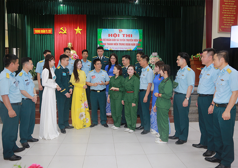 Trung đo&agrave;n T&ecirc;n lửa 257 tổ chức Hội thi C&aacute;n bộ Đo&agrave;n giỏi v&agrave; tuy&ecirc;n truyền vi&ecirc;n trẻ năm 2026