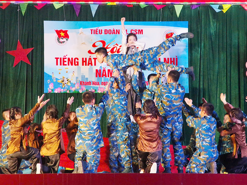 Tiểu đo&agrave;n Huấn luyện chiến sỹ mới, Sư đo&agrave;n 377 tổ chức hội thi &ldquo;Tiếng h&aacute;t-Vũ điệu binh nh&igrave;&rdquo; năm 2026