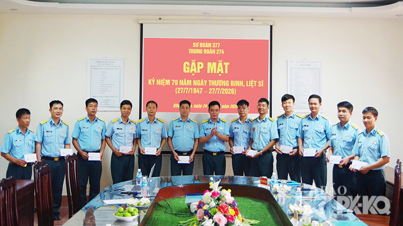 Trung đo&agrave;n 274 đ&atilde; tổ chức c&aacute;c hoạt động &ldquo;Đền ơn đ&aacute;p nghĩa&rdquo;