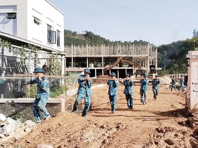 Tuổi trẻ Trung đo&agrave;n 282 lan tỏa tinh thần xung k&iacute;ch, t&igrave;nh nguyện