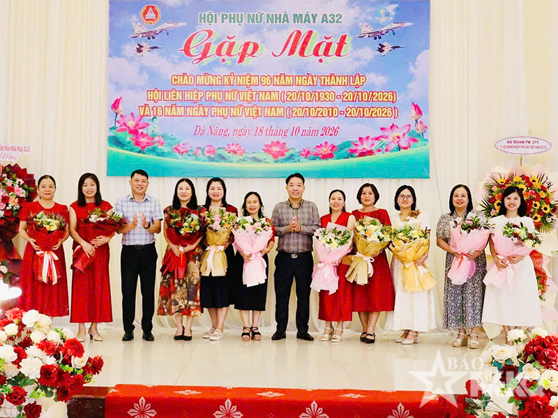 Nh&agrave; m&aacute;y A32 tổ chức c&aacute;c hoạt động ch&agrave;o mừng Ng&agrave;y Phụ nữ Việt Nam