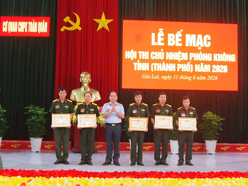 Bế mạc Hội thi Chủ nhiệm Ph&ograve;ng kh&ocirc;ng tỉnh, th&agrave;nh phố năm 2026
