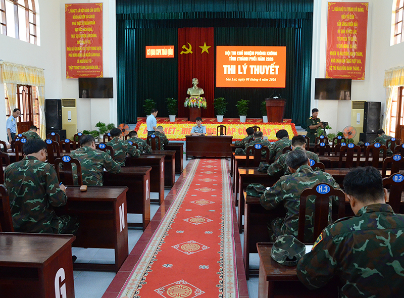Cơ quan Chủ nhiệm Ph&ograve;ng kh&ocirc;ng to&agrave;n qu&acirc;n khai mạc Hội thi chủ nhiệm ph&ograve;ng kh&ocirc;ng tỉnh, th&agrave;nh năm 2026