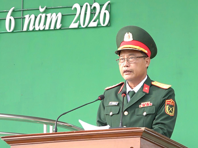 Các đơn vị trong Quân chủng Phòng không-Không quân tổ chức Lễ tuyên thệ chiến sĩ mới năm 2026