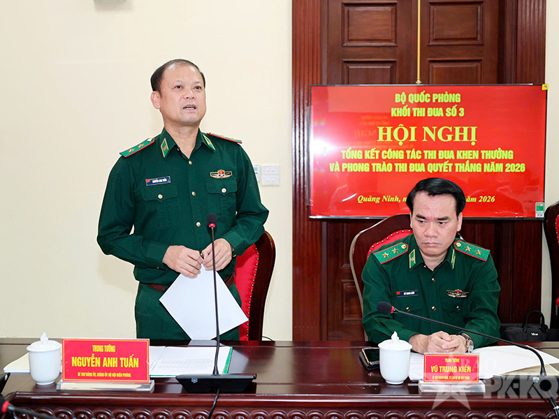 Khối thi đua số 3 Bộ Quốc ph&ograve;ng tổng kết c&ocirc;ng t&aacute;c thi đua, khen thưởng v&agrave; Phong tr&agrave;o Thi đua quyết thắng năm 2026