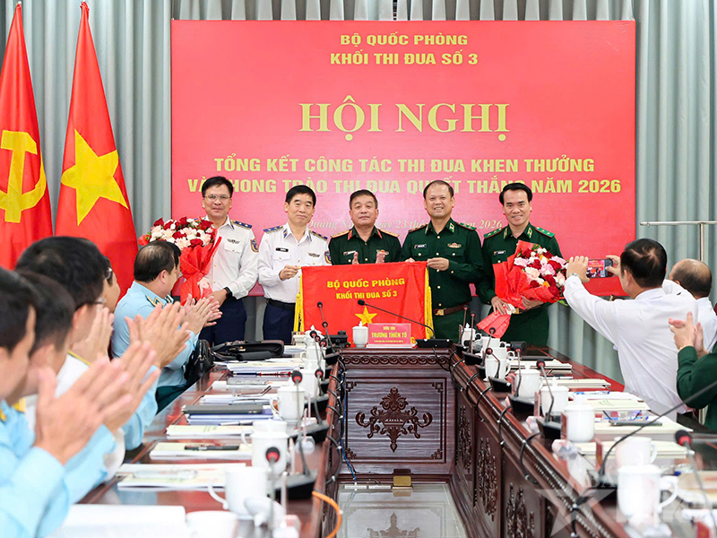 Khối thi đua số 3 Bộ Quốc ph&ograve;ng tổng kết c&ocirc;ng t&aacute;c thi đua, khen thưởng v&agrave; Phong tr&agrave;o Thi đua quyết thắng năm 2026