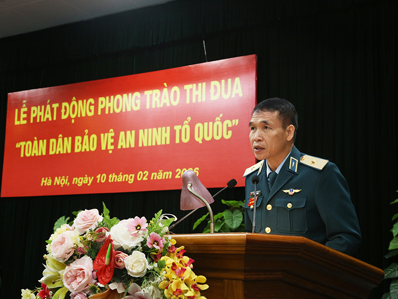 Cục Ch&iacute;nh trị Qu&acirc;n chủng Ph&ograve;ng kh&ocirc;ng-Kh&ocirc;ng qu&acirc;n ph&aacute;t động thi đua &ldquo;To&agrave;n d&acirc;n bảo vệ an ninh Tổ quốc&rdquo;