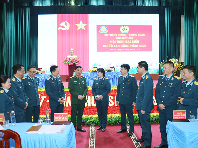 Nh&agrave; m&aacute;y A31 tổ chức Hội nghị đại biểu người lao động năm 2026