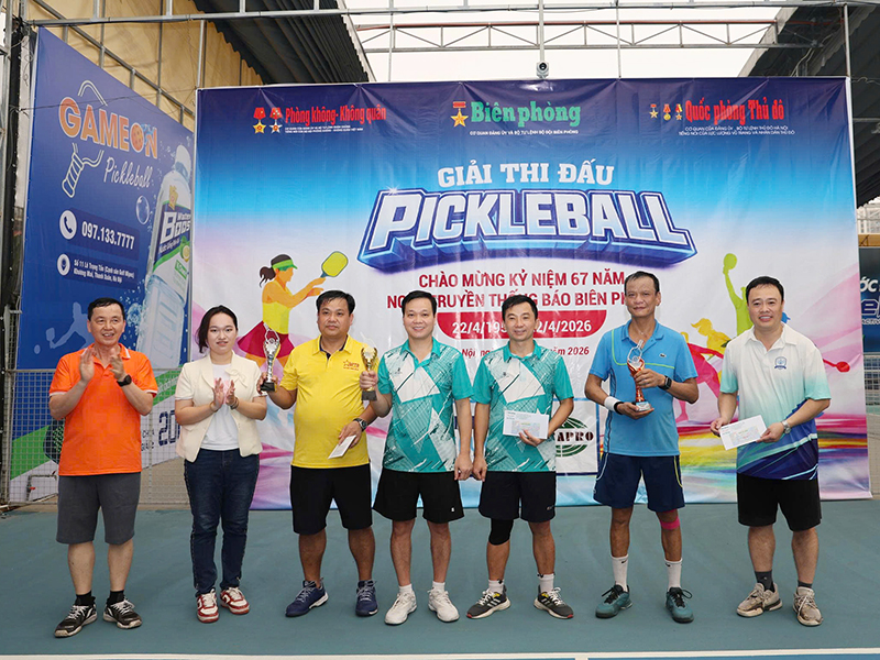 B&aacute;o Ph&ograve;ng kh&ocirc;ng-Kh&ocirc;ng qu&acirc;n tham gia Giải Pickleball B&aacute;o Bi&ecirc;n ph&ograve;ng mở rộng năm 2026