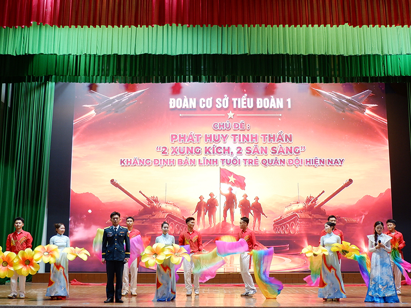Lan tỏa kh&aacute;t vọng cống hiến từ Hội thi c&aacute;n bộ Đo&agrave;n giỏi v&agrave; tuy&ecirc;n truyền vi&ecirc;n trẻ Trường Sĩ quan Kh&ocirc;ng qu&acirc;n