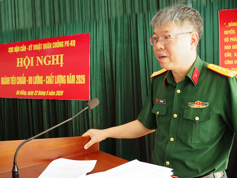 Cục Hậu cần - Kỹ thuật Qu&acirc;n chủng Ph&ograve;ng kh&ocirc;ng - Kh&ocirc;ng qu&acirc;n tổ chức tập huấn ng&agrave;nh Ti&ecirc;u chuẩn - đo lường - chất lượng