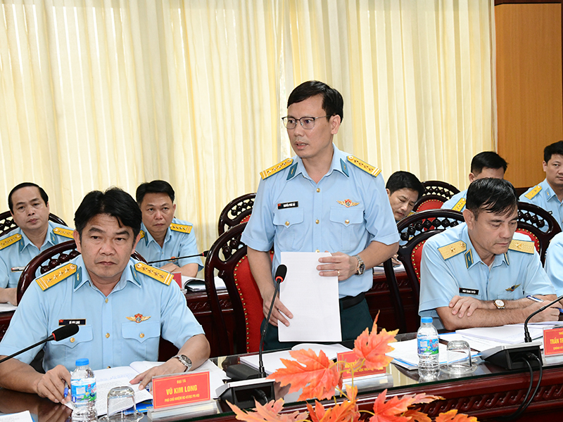 Bộ Tổng Tham mưu QĐND Việt Nam kiểm tra tại Học viện Ph&ograve;ng kh&ocirc;ng-Kh&ocirc;ng qu&acirc;n