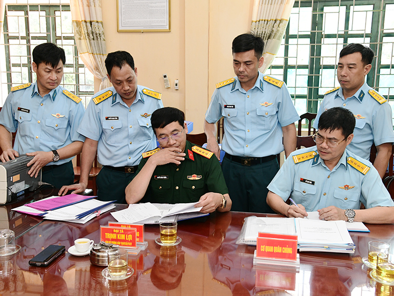 Bộ Tổng Tham mưu QĐND Việt Nam kiểm tra tại Học viện Ph&ograve;ng kh&ocirc;ng-Kh&ocirc;ng qu&acirc;n
