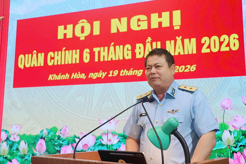 Trường Sĩ quan Không quân tổ chức Hội nghị Quân chính 6 tháng đầu năm 2026
