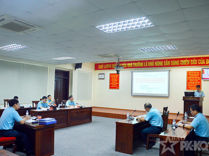 Học viện Phòng không - Không quân đánh giá toàn diện chất lượng đào tạo trình độ thạc sĩ nghệ thuật quân sự khóa 28B