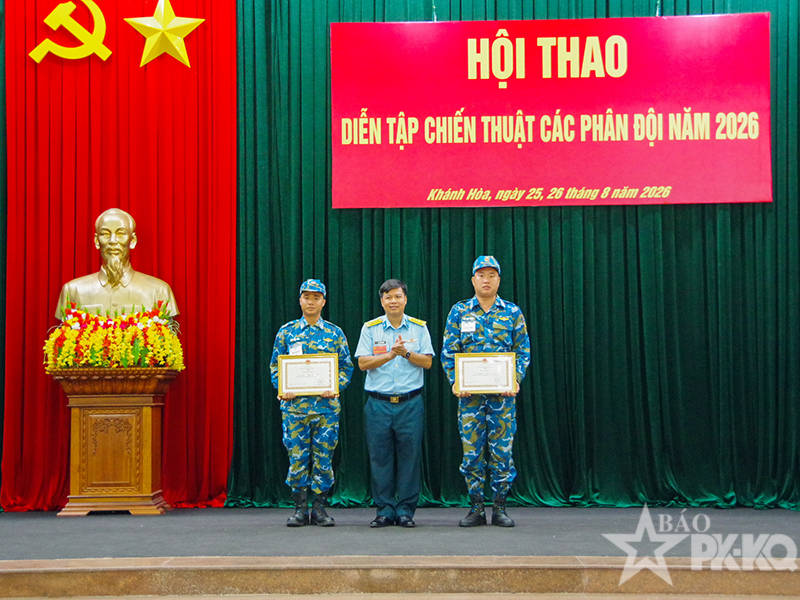 Sư đo&agrave;n 377 tổ chức Hội thao diễn tập chiến thuật c&aacute;c ph&acirc;n đội năm 2026