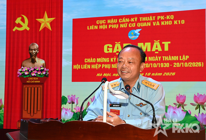 Hội Phụ nữ cơ quan Cục Hậu cần-Kỹ thuật tổ chức gặp mặt kỷ niệm 96 năm Ng&agrave;y th&agrave;nh lập Hội Li&ecirc;n hiệp Phụ nữ Việt Nam (20-10-1930/20-10-2026)
