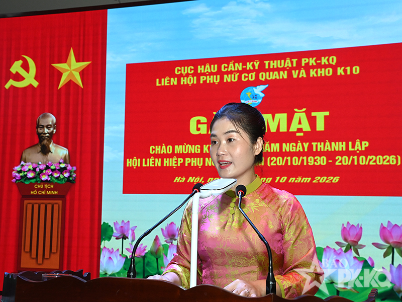 Hội Phụ nữ cơ quan Cục Hậu cần-Kỹ thuật tổ chức gặp mặt kỷ niệm 96 năm Ng&agrave;y th&agrave;nh lập Hội Li&ecirc;n hiệp Phụ nữ Việt Nam (20-10-1930/20-10-2026)