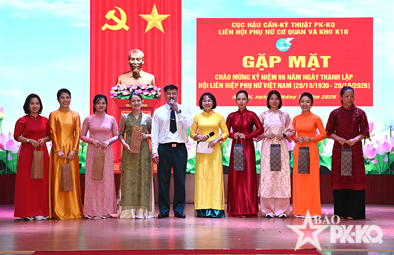 Hội Phụ nữ cơ quan Cục Hậu cần-Kỹ thuật tổ chức gặp mặt kỷ niệm 96 năm Ng&agrave;y th&agrave;nh lập Hội Li&ecirc;n hiệp Phụ nữ Việt Nam (20-10-1930/20-10-2026)