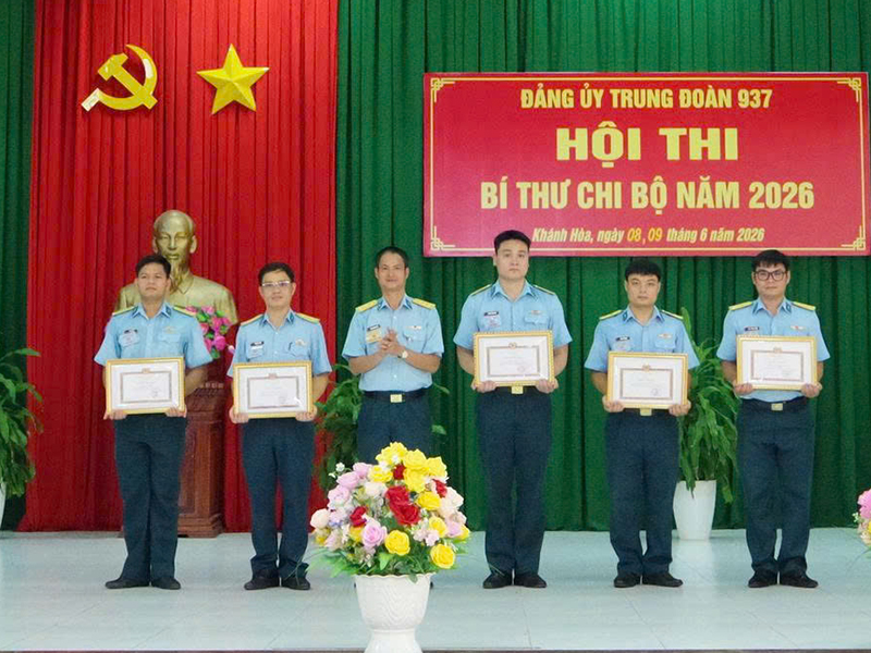 Đảng bộ Trung đo&agrave;n 937 tổ chức th&agrave;nh c&ocirc;ng Hội thi B&iacute; thư Chi bộ năm 2026