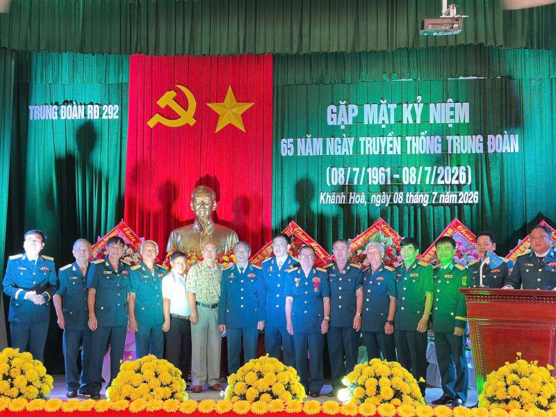Trung đo&agrave;n Ra đa 292 gặp mặt kỷ niệm 65 năm Ng&agrave;y truyền thống (8-7-1961/8-7-2026)