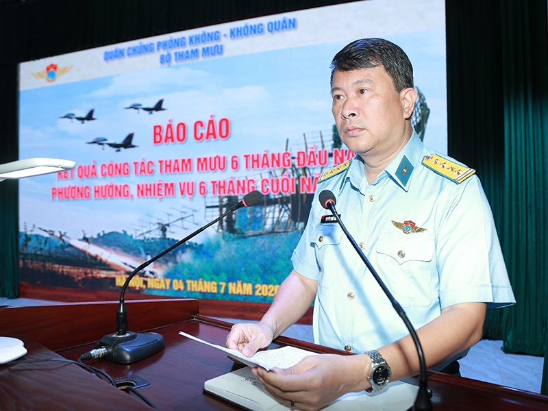 Bộ Tham mưu Quân chủng Phòng không-Không quân triển khai nhiệm vụ 6 tháng cuối năm 2026