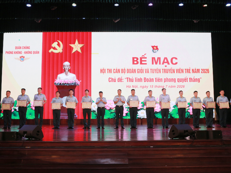 Qu&acirc;n chủng Ph&ograve;ng kh&ocirc;ng-Kh&ocirc;ng qu&acirc;n tổ chức th&agrave;nh c&ocirc;ng Hội thi C&aacute;n bộ Đo&agrave;n giỏi v&agrave; Tuy&ecirc;n truyền vi&ecirc;n trẻ năm 2026