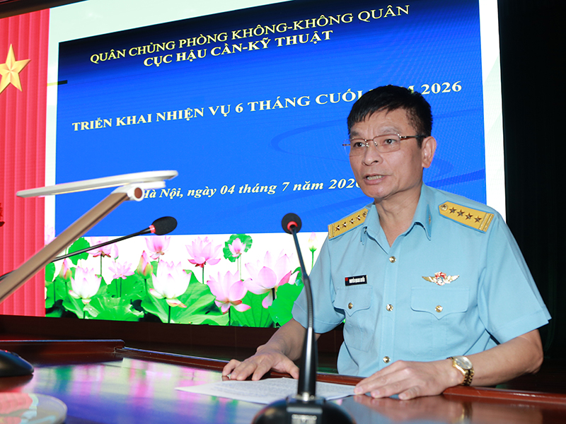 Đảng ủy, Bộ Tư lệnh Qu&acirc;n chủng Ph&ograve;ng kh&ocirc;ng-Kh&ocirc;ng qu&acirc;n tổ chức Hội nghị qu&acirc;n ch&iacute;nh 6 th&aacute;ng đầu năm 2026